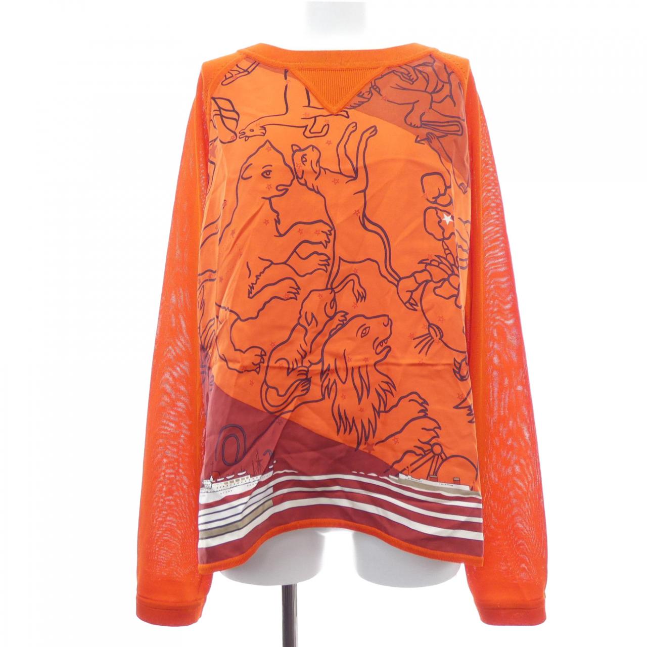 エルメス CARRE CONSTELLATIONS SUR シルクトップス