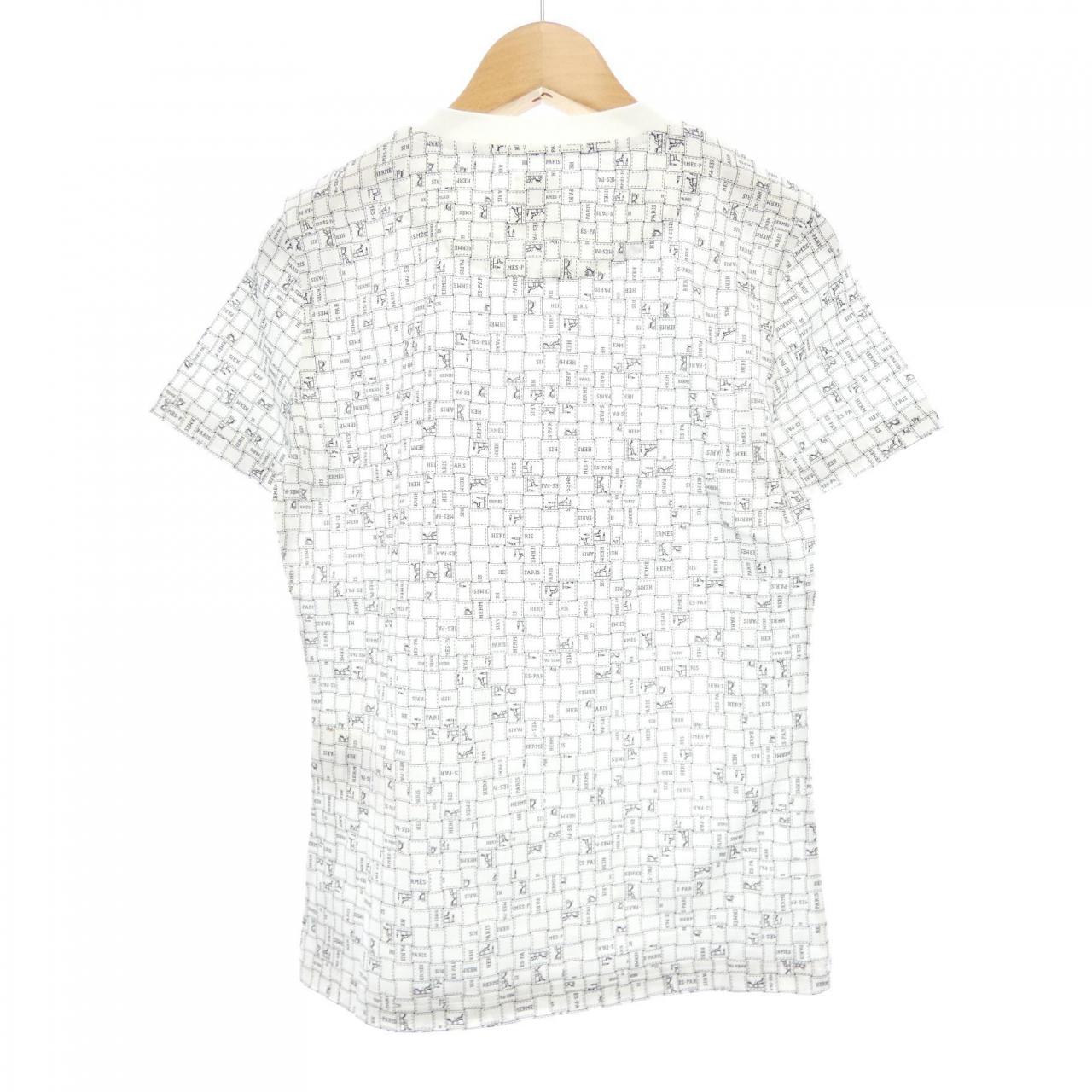 エルメス ボルデュックオカレ コットンTシャツ