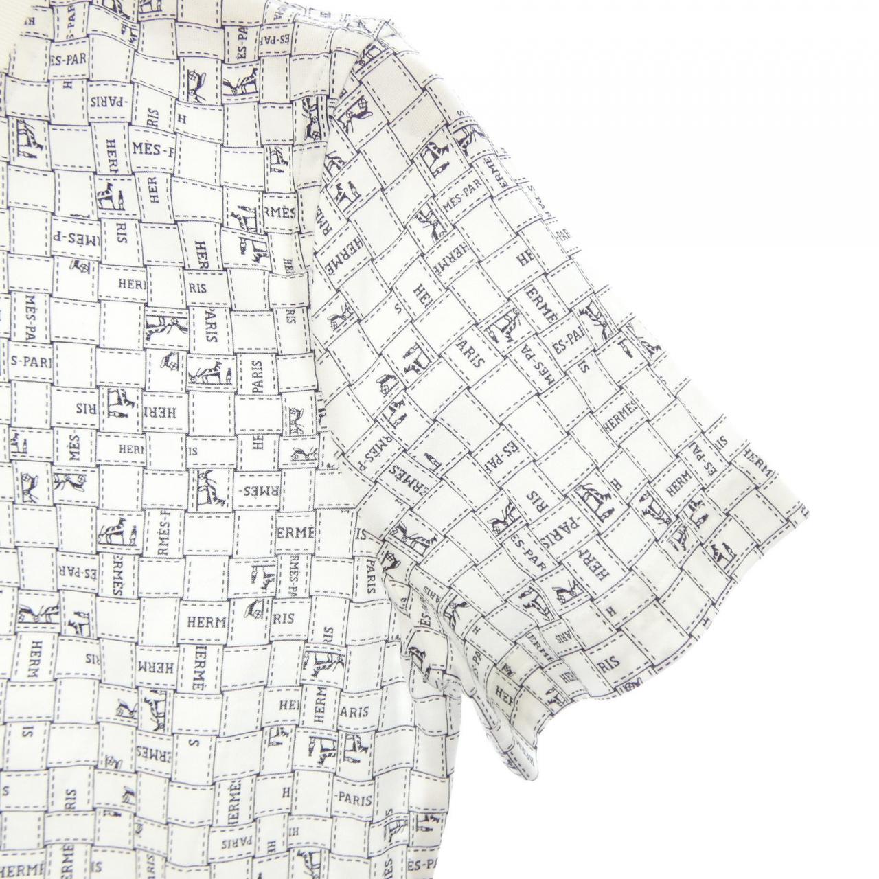 エルメス ボルデュックオカレ コットンTシャツ