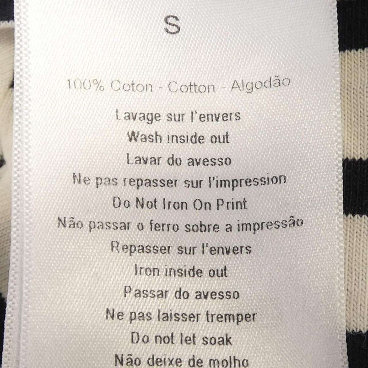 クリスチャンディオール D?STRIPES コットントップス