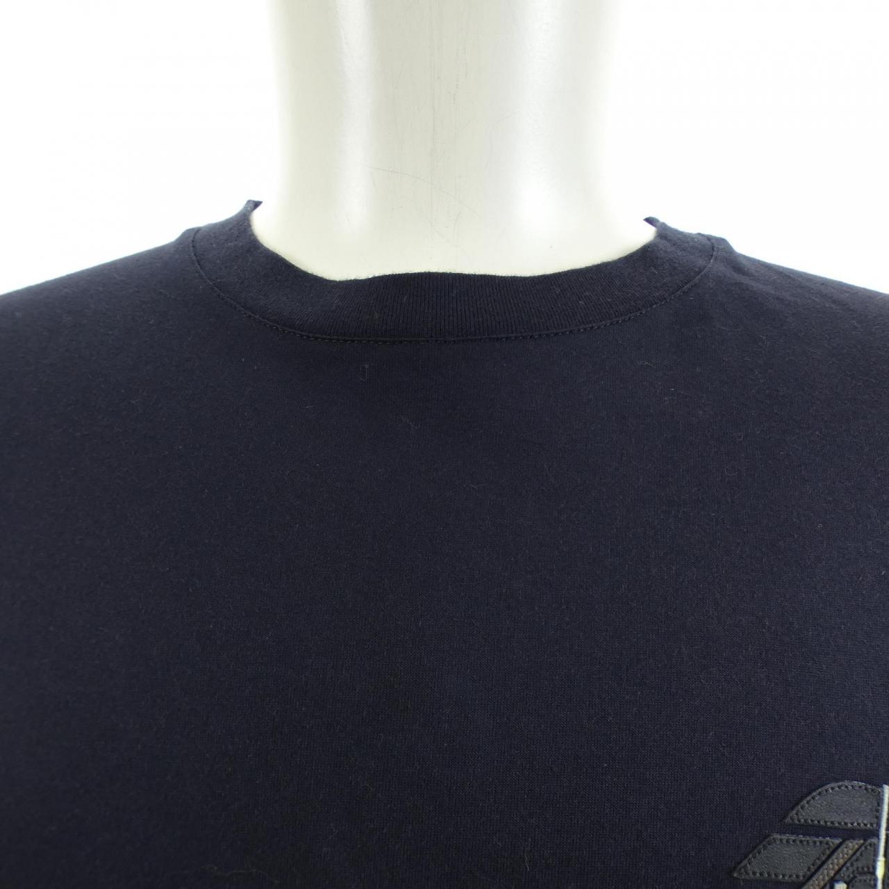 エルメス CHEVAUX EN SYMETRIE コットンTシャツ XS
