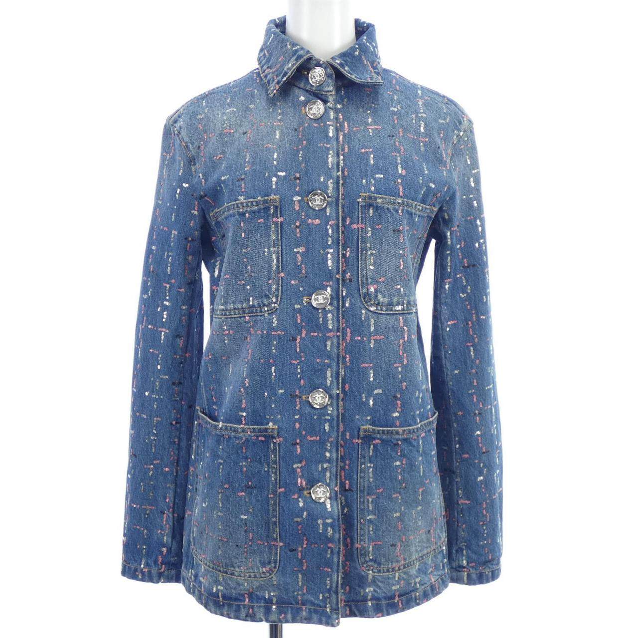 シャネル METIERS D’ART LOOK 38 デニムジャケット
