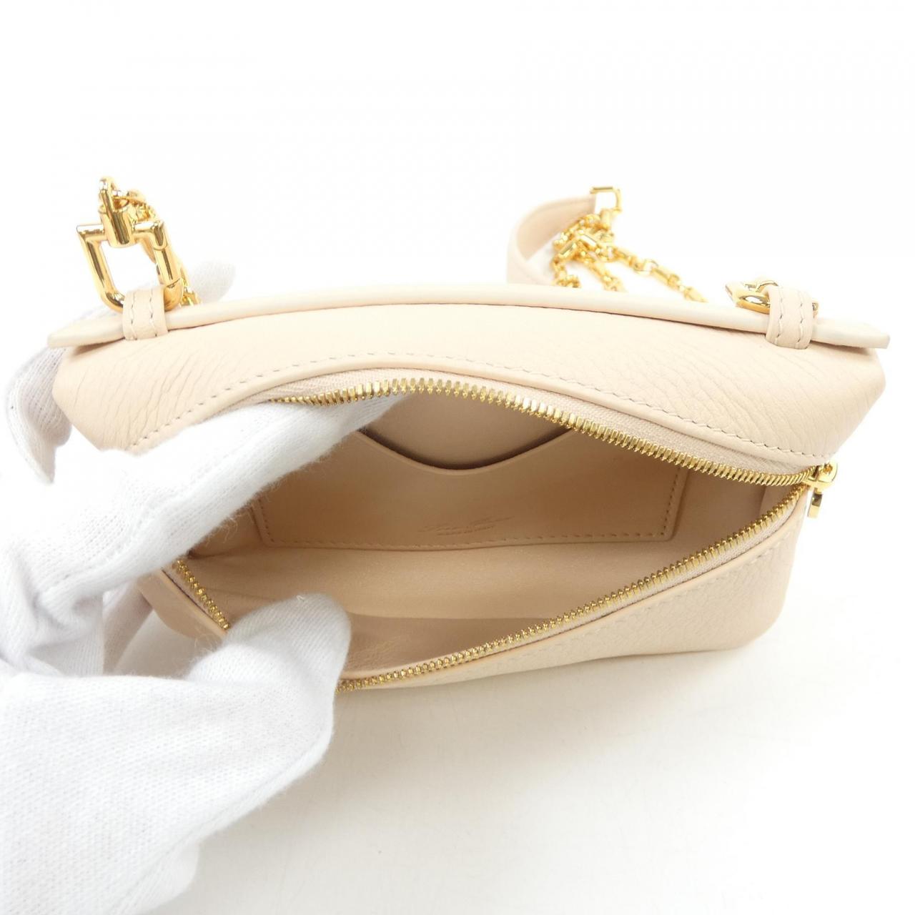 ロロピアーナ Extra Pocket Mini Pouch カーフスキン ポーチ