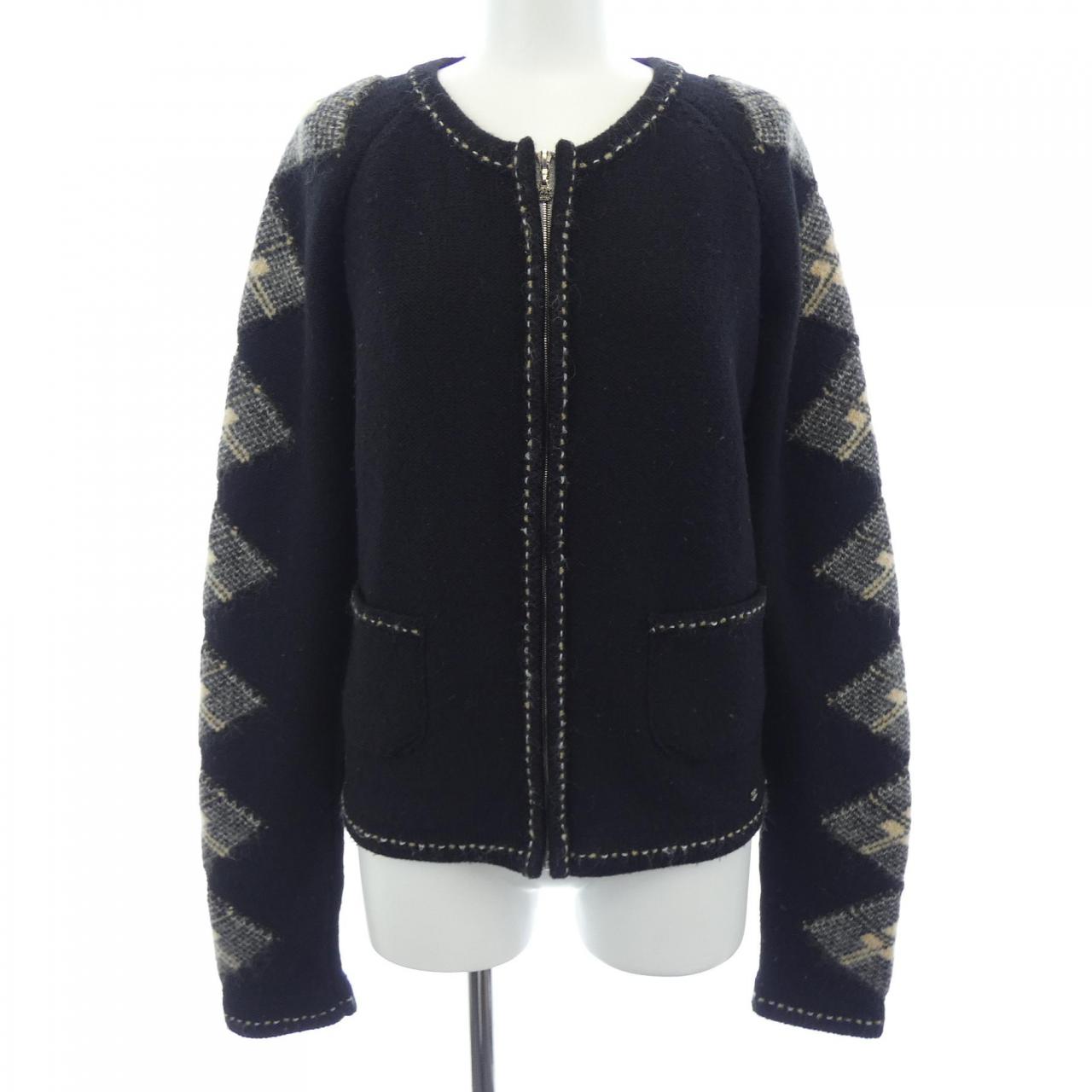 シャネル カシミヤ混カーディガン