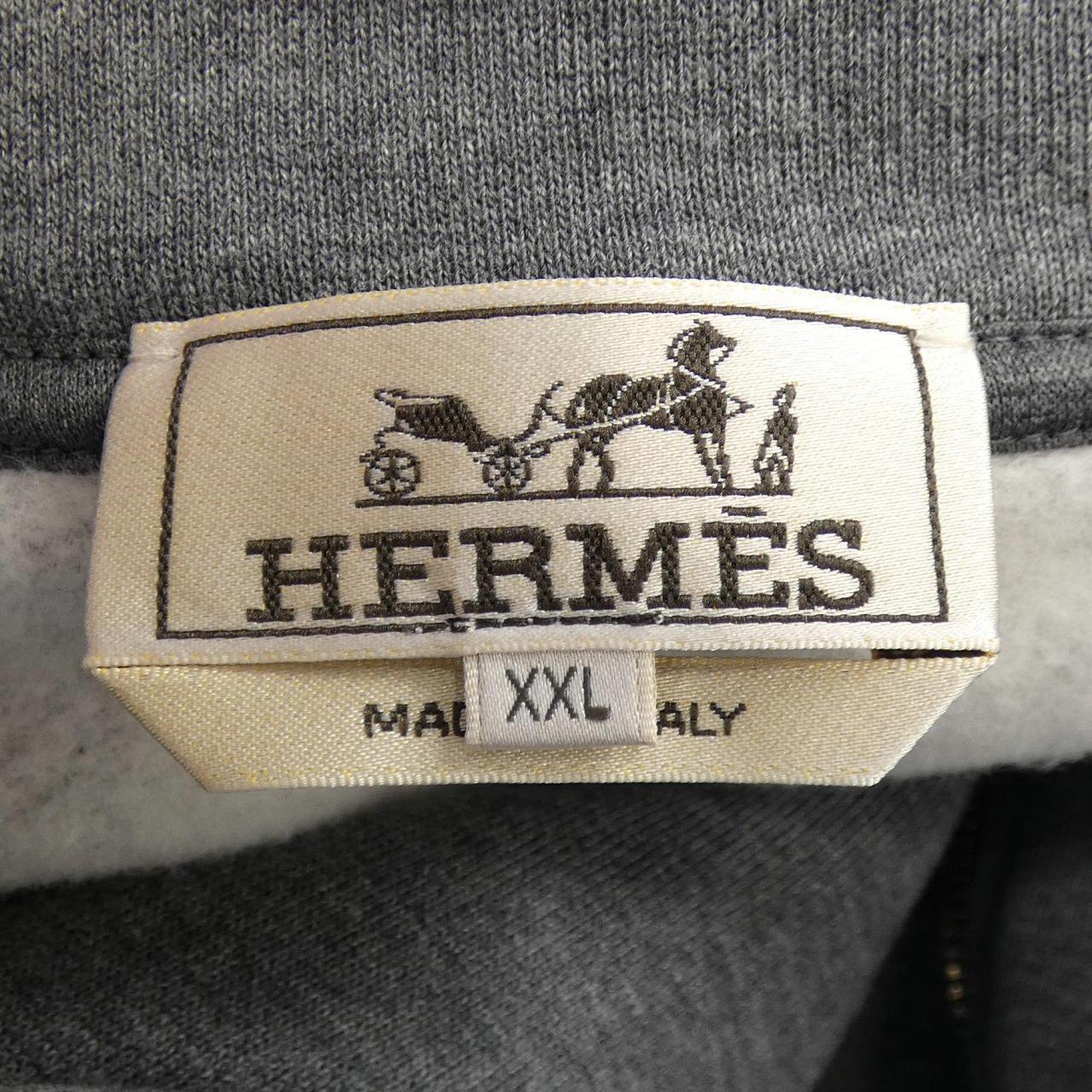 エルメス エクスリブリス コットンパーカーXXL