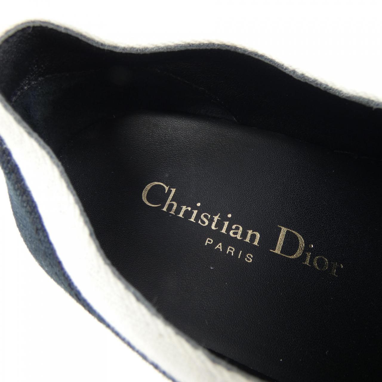 クリスチャンディオール WALK'N'DIOR J'ADIOR Signature コットンキャンバス スニーカー