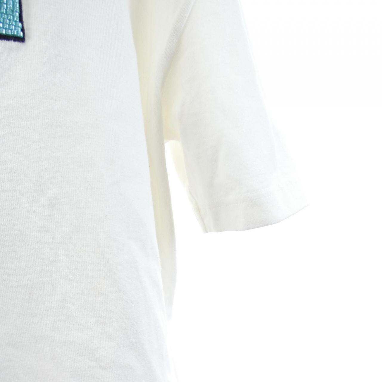 ルイヴィトン エンブロイダードビーズコットンTシャツ