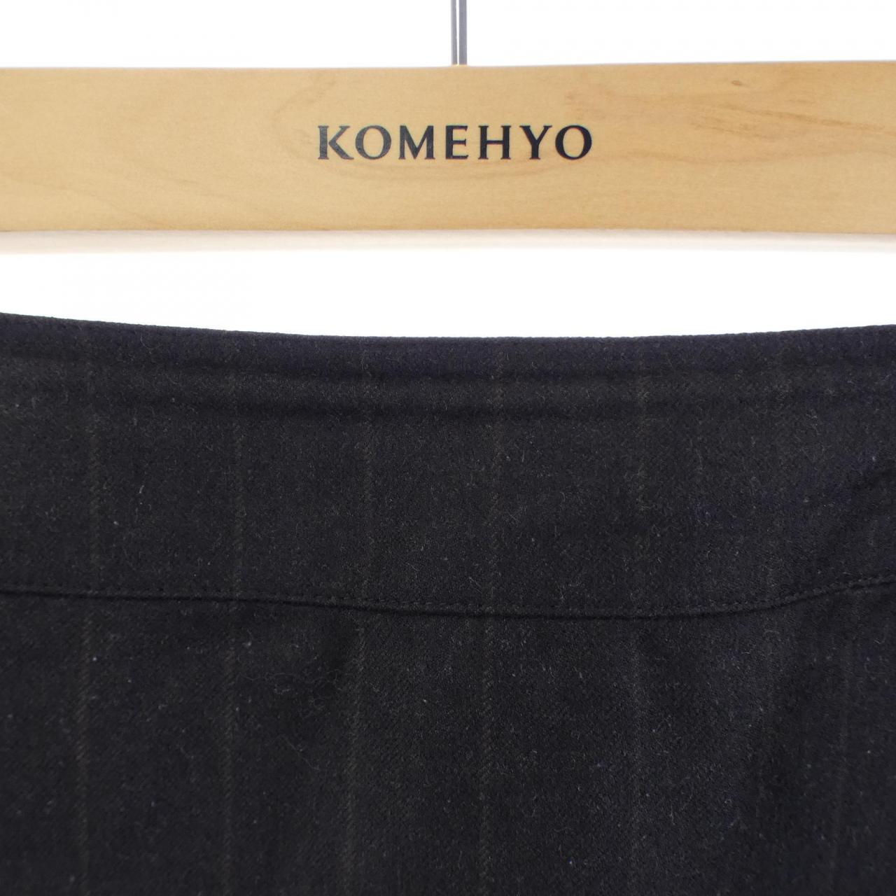シャネル カシミヤ混スカート