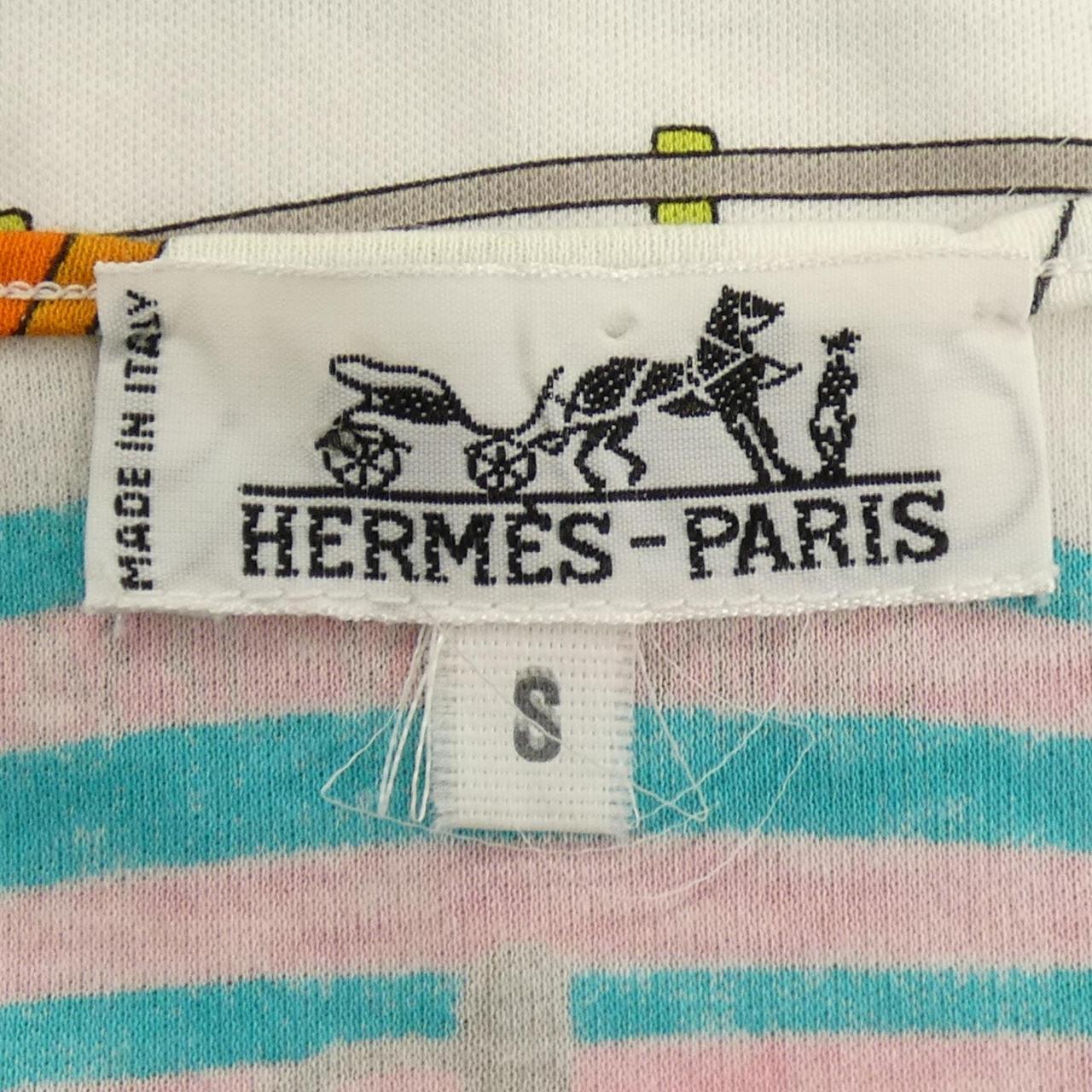 エルメス LES FOLIES DU CIEL コットン Tシャツ