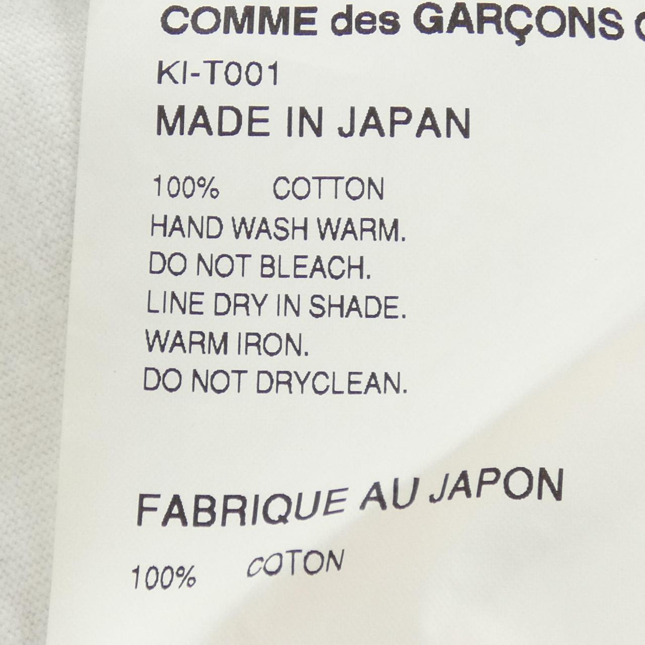 コムデギャルソン コットンTシャツ