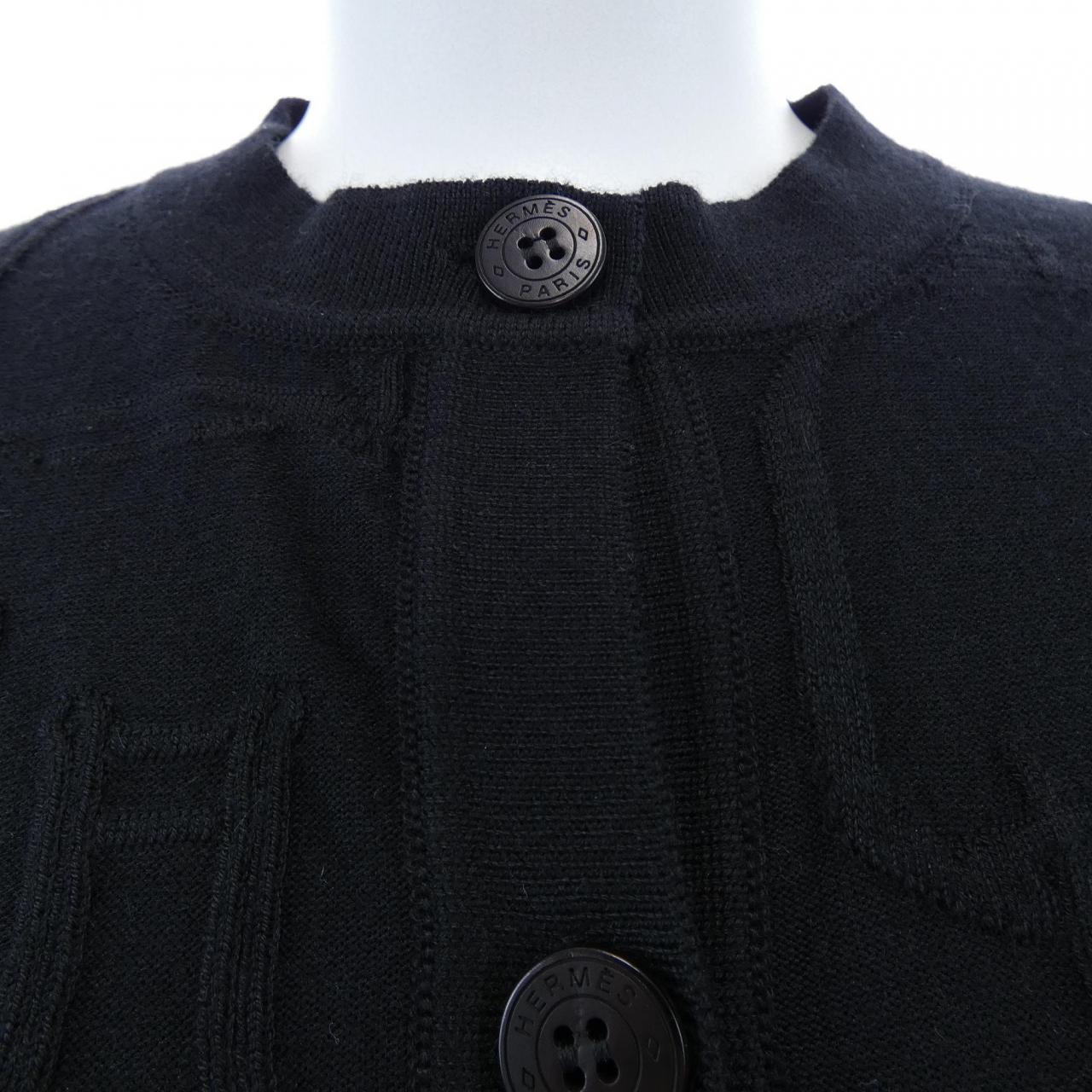 エルメス カシミヤ混カーディガン