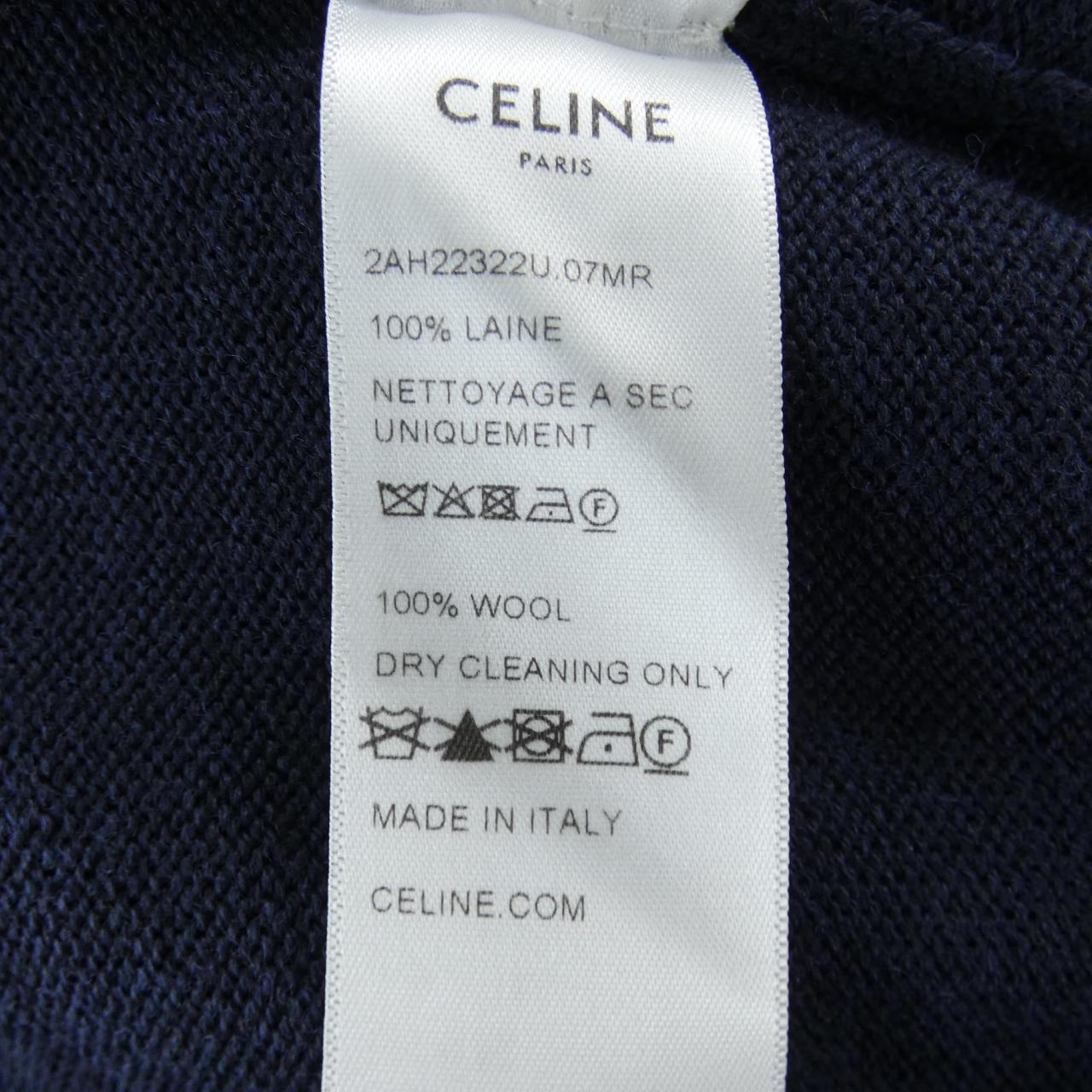 セリーヌ コットンポロシャツ
