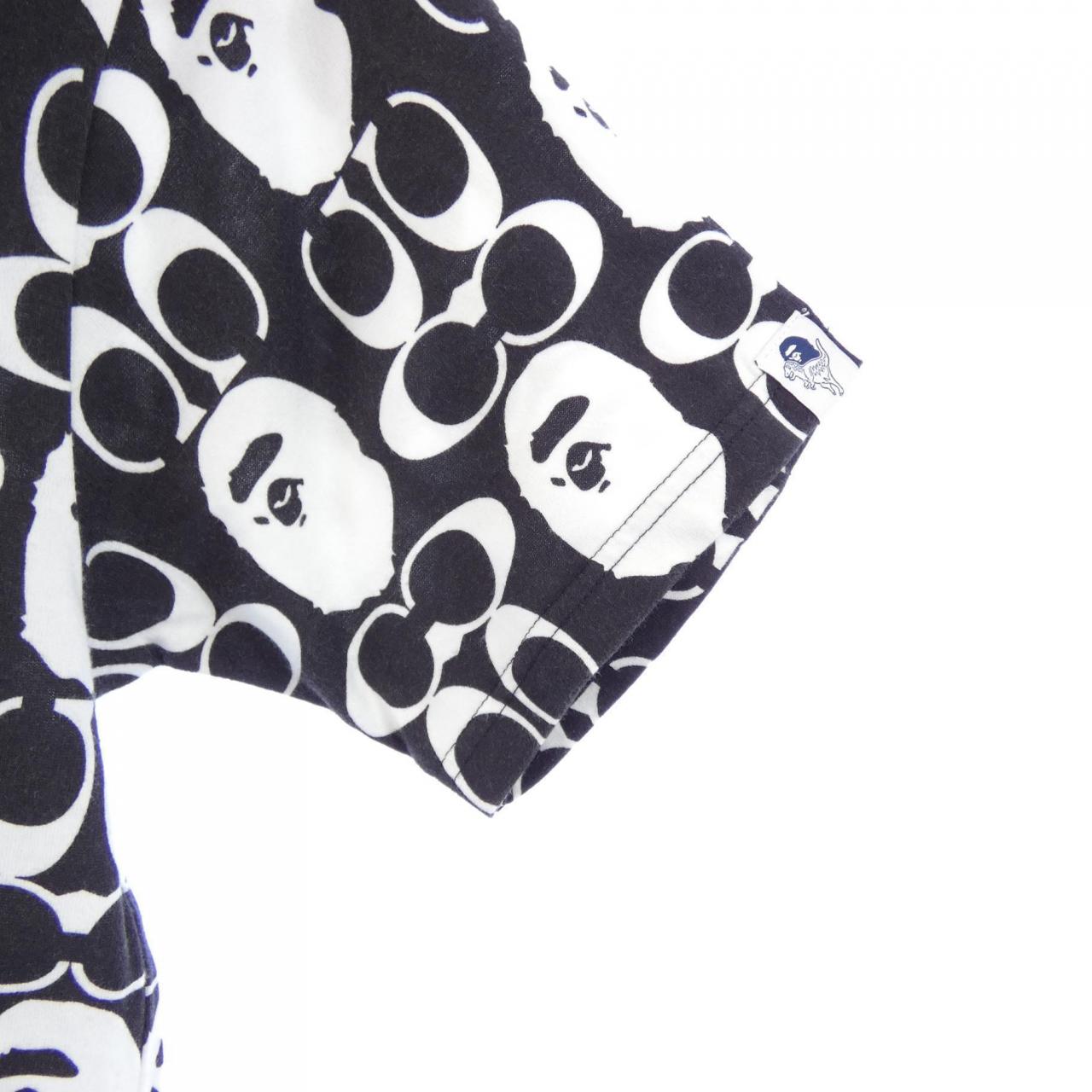 コーチ A BATHING APE コットンTシャツ