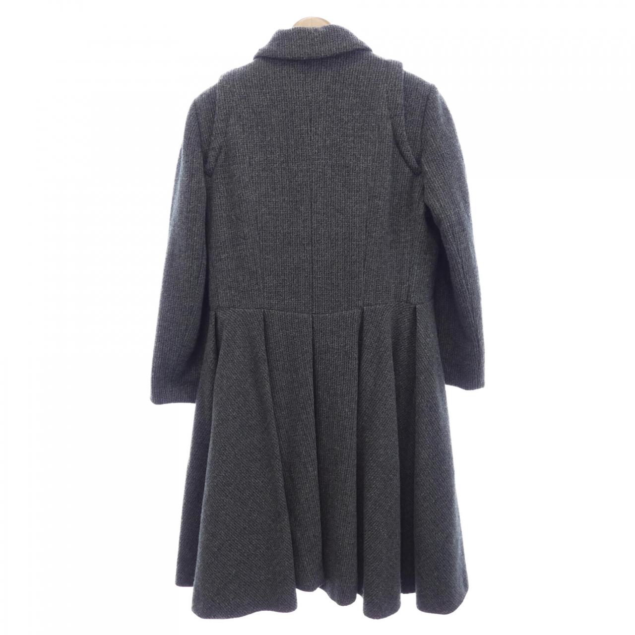 シャネル カシミヤ混コート