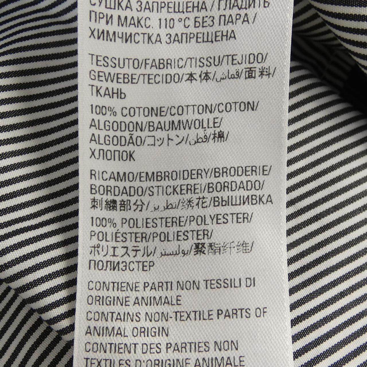 バレンシアガ ストライプシャツ