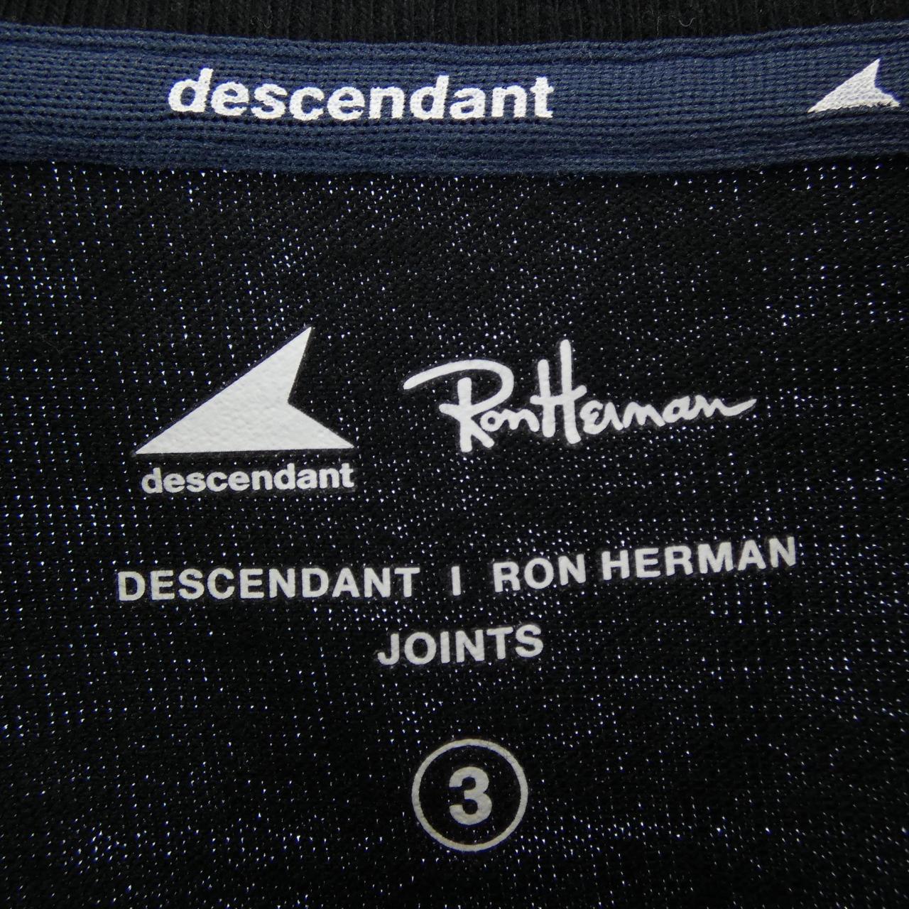 ディセンダント RONHERMAN コットンTシャツ