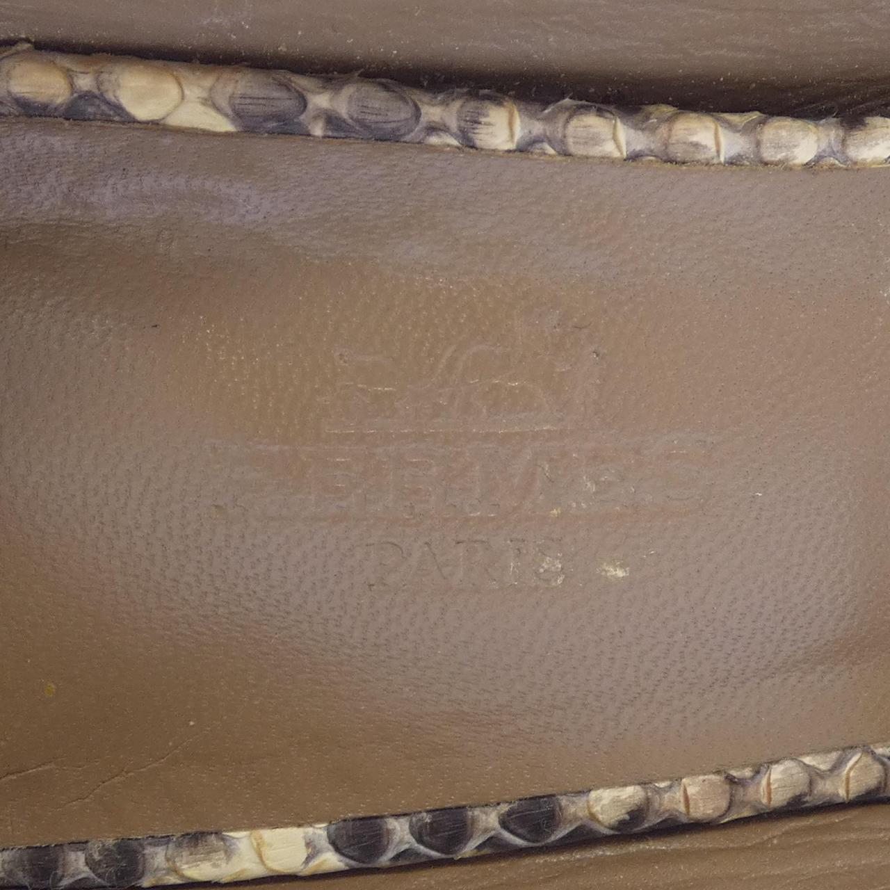 エルメス パイソン サンダル