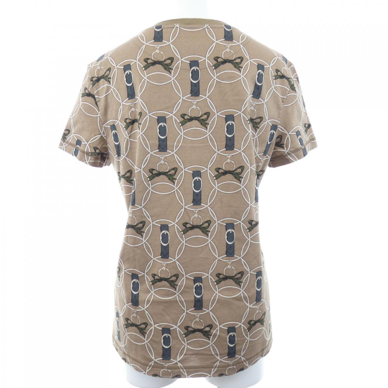 エルメス LA PROMENADE DU MATIN コットンTシャツ