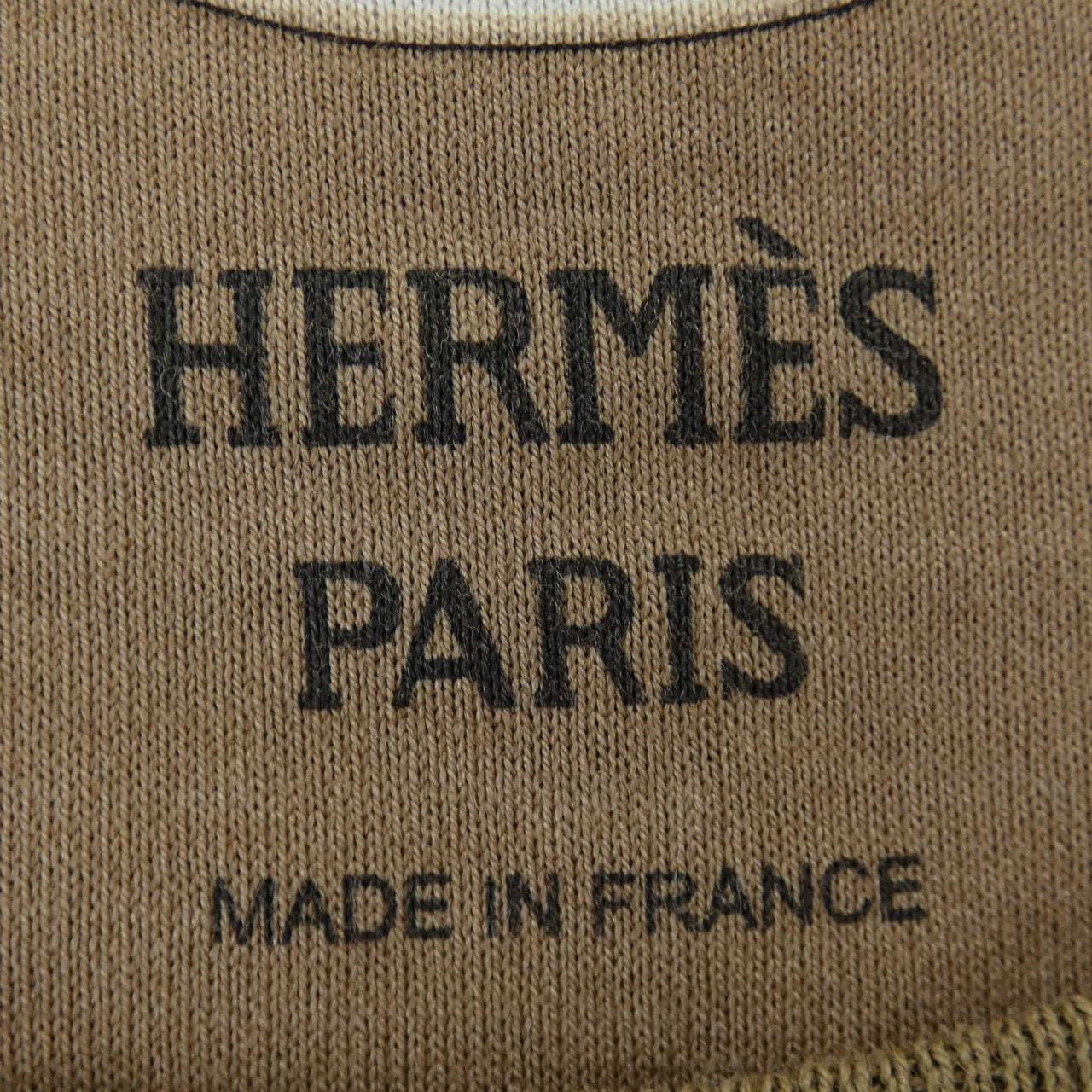 エルメス LA PROMENADE DU MATIN コットンTシャツ