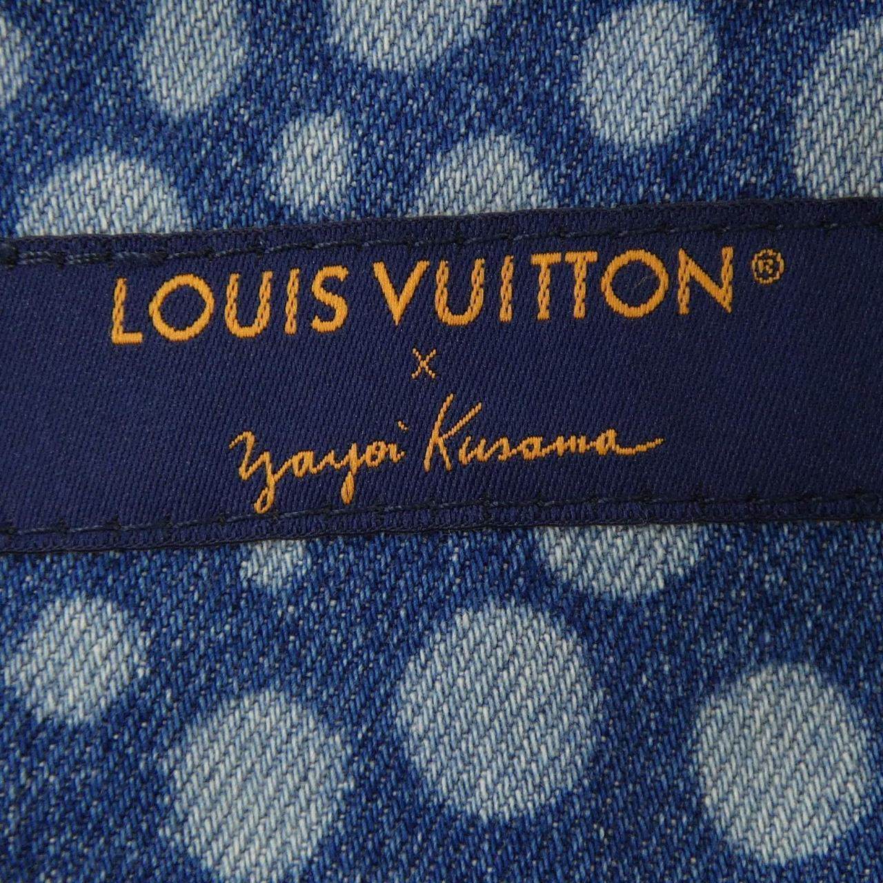 ルイヴィトン LV×YK インフィニティドット デニム半袖シャツ