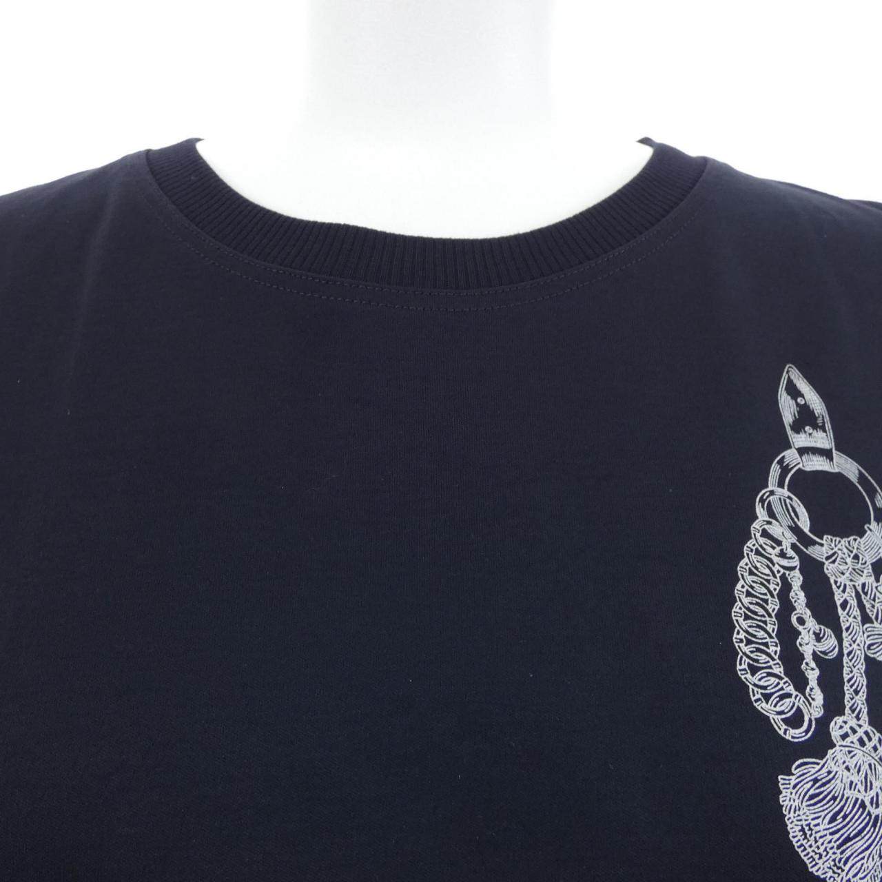 エルメス カルトゥッシュパルフロワ コットンTシャツ