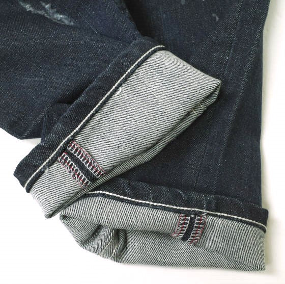 イージーンズ e-801 SLIM STRETCH コットン デニムパンツ
