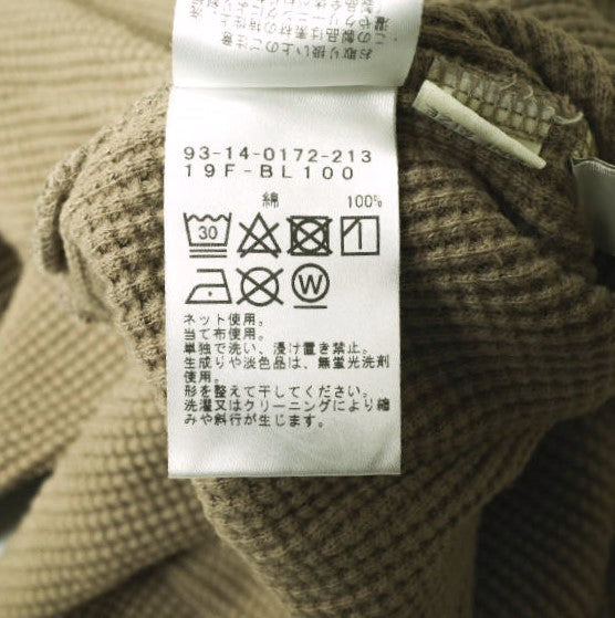 B:MING by BEAMS サーマル バック ヘンリー コットン トップ