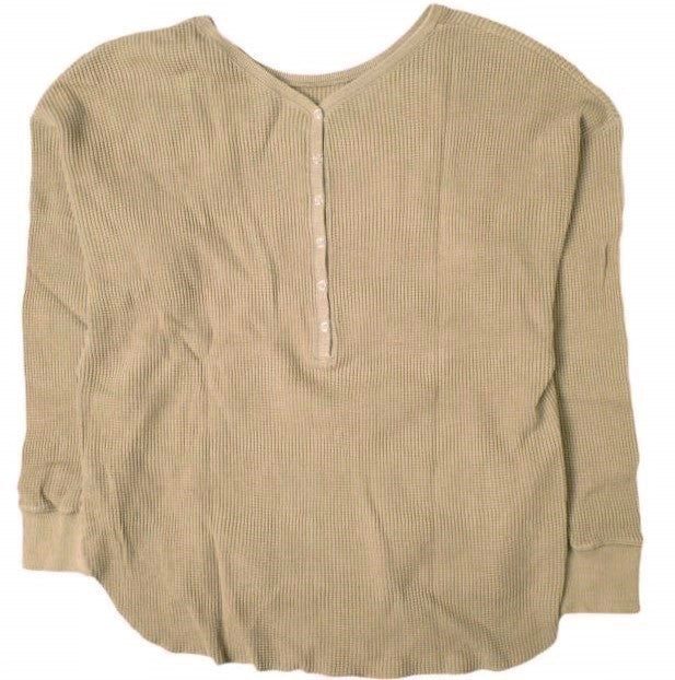 B:MING by BEAMS サーマル バック ヘンリー コットン トップ