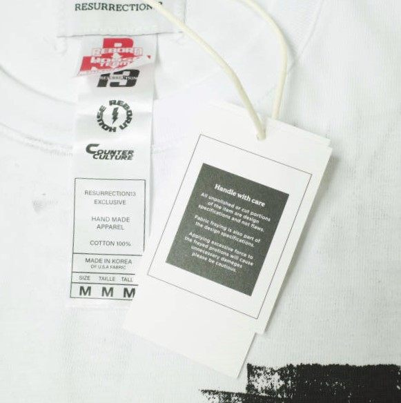 リザレクション13 Painted T-Shirt コットンTシャツ