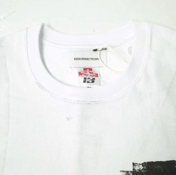 リザレクション13 Painted T-Shirt コットンTシャツ