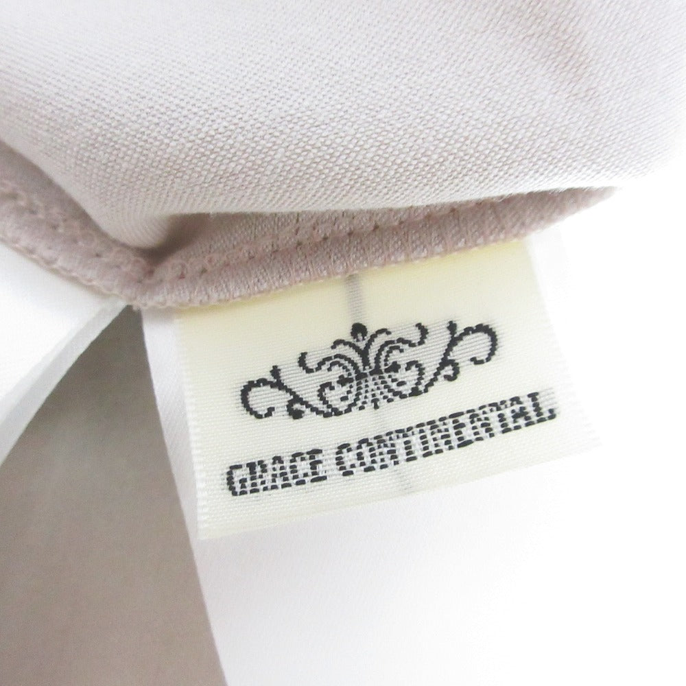 GRACE CONTINENTAL キュプラサテンノースリーブブラウス