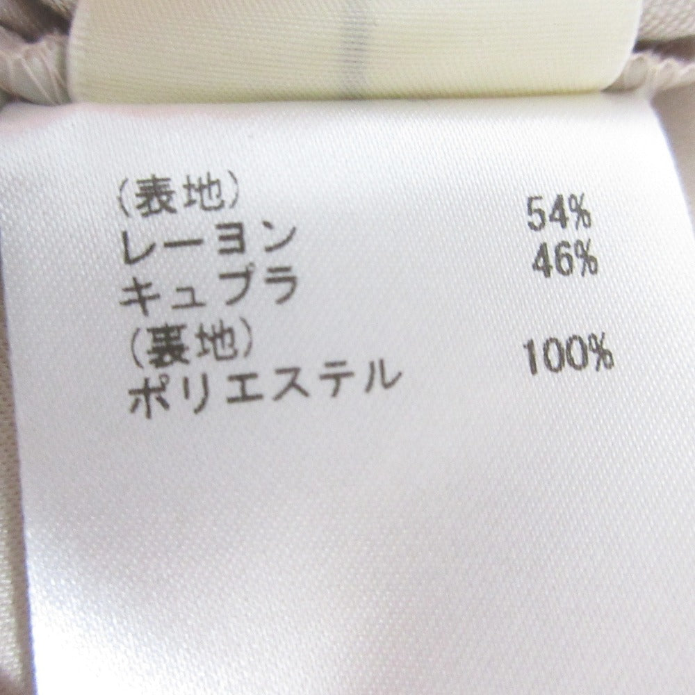 GRACE CONTINENTAL キュプラサテンノースリーブブラウス