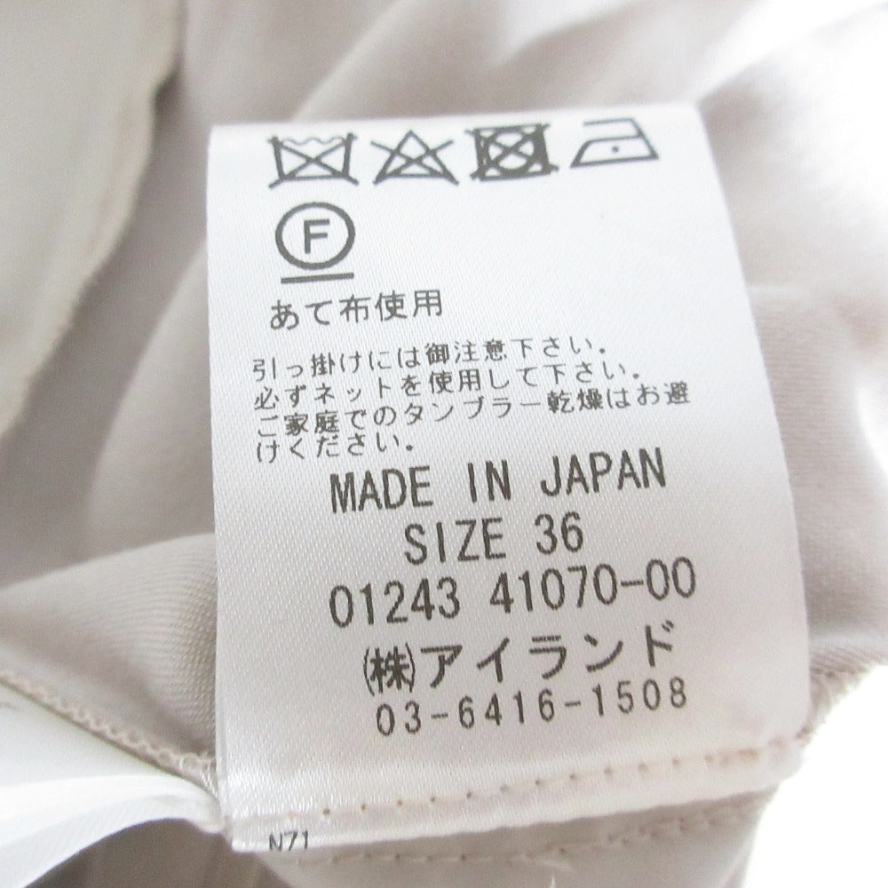 GRACE CONTINENTAL キュプラサテンノースリーブブラウス