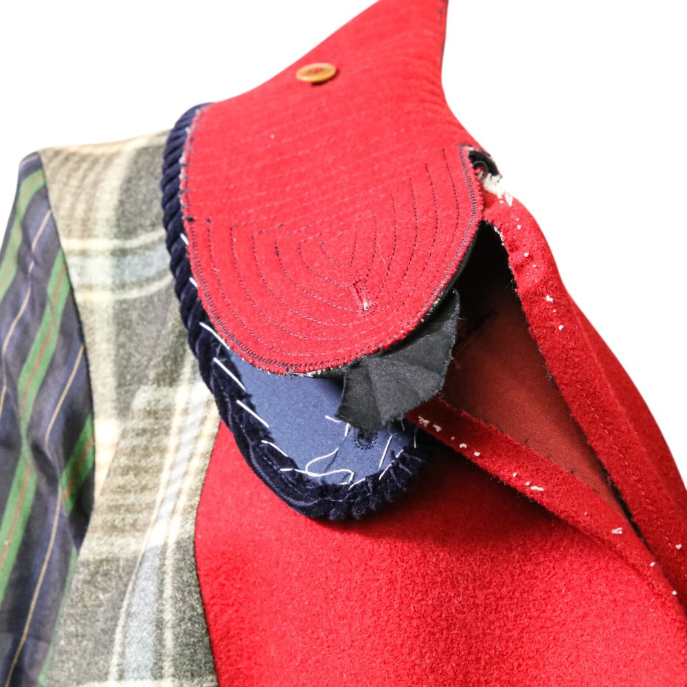 Maison Margiela リバーシブル チェック パネル コート
