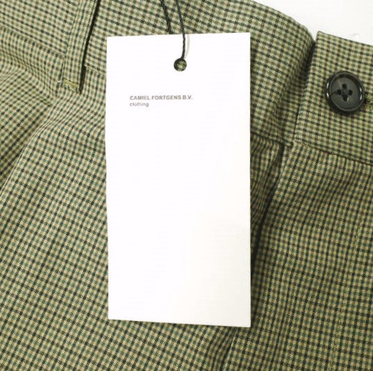カミエルフォートヘンス PLEATED SUIT PANTS SHORTS コットン ショートパンツ