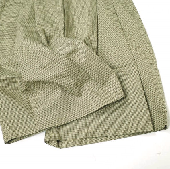カミエルフォートヘンス PLEATED SUIT PANTS SHORTS コットン ショートパンツ