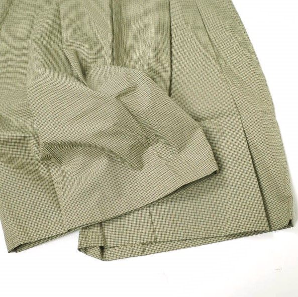 カミエルフォートヘンス PLEATED SUIT PANTS SHORTS コットン ショートパンツ