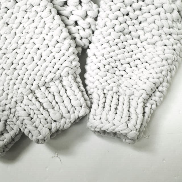 シュタイン LILY YARN HAND KNIT LS ポリエステルセーター