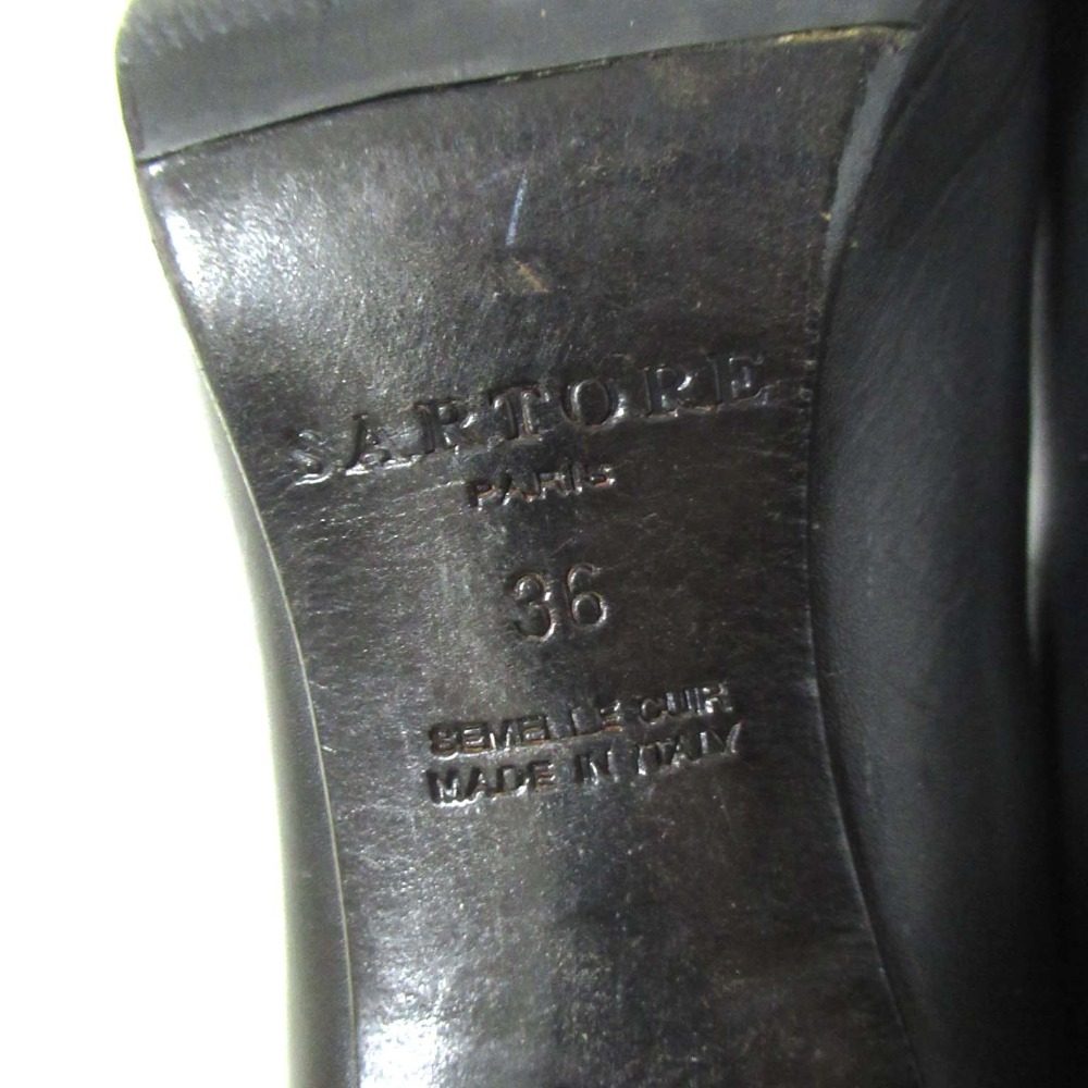Sartore ハイヒール レザー ロングブーツ
