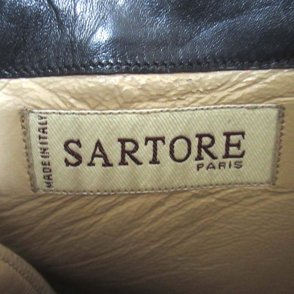 Sartore ハイヒール レザー ロングブーツ