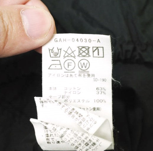 ADAM ET ROPE スタンドネック ドローストリング シャツ