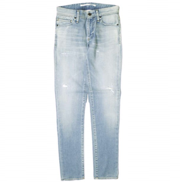 イージーンズ SEA HORSE BOY'S TAPERED 綿 ストレッチデニムパンツ