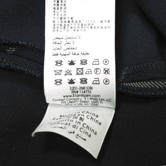 3.1 Phillip Lim ピンストライプ ハイネック トップ