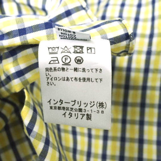 Borriello x Brilla チェック コットン シャツ (限定)
