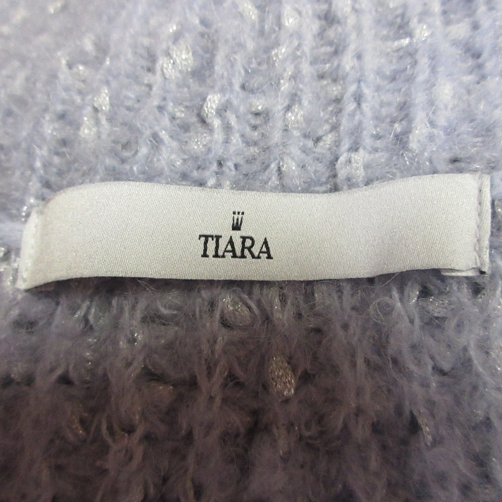 TIARA モヘア ラメ ニット カーディガン