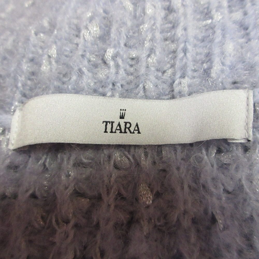 TIARA モヘア ラメ ニット カーディガン
