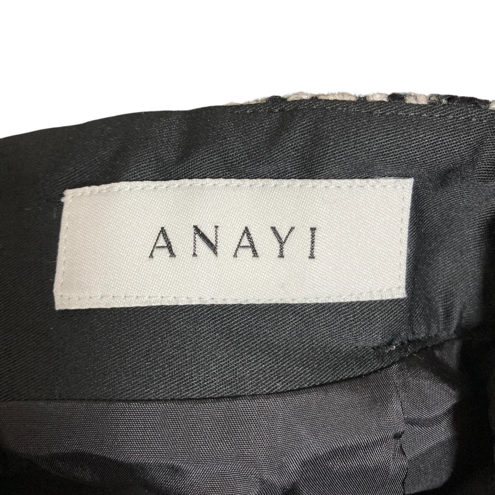 ANAYI チェックツイードスカート