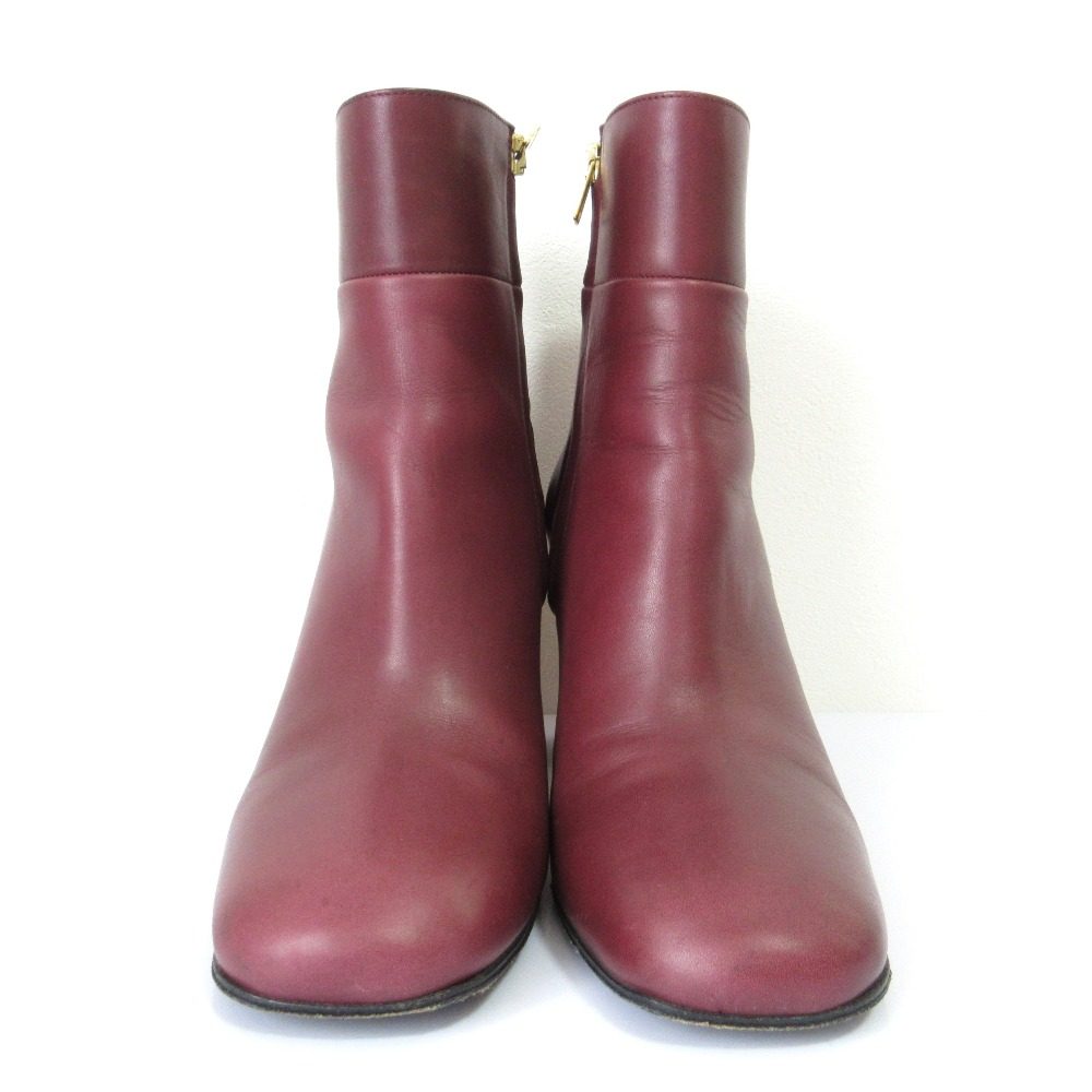 マルニ レザー ハイヒール アンクル ブーツ