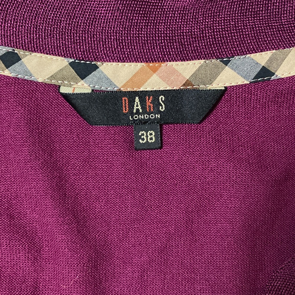 DAKS ウールニットカーディガン