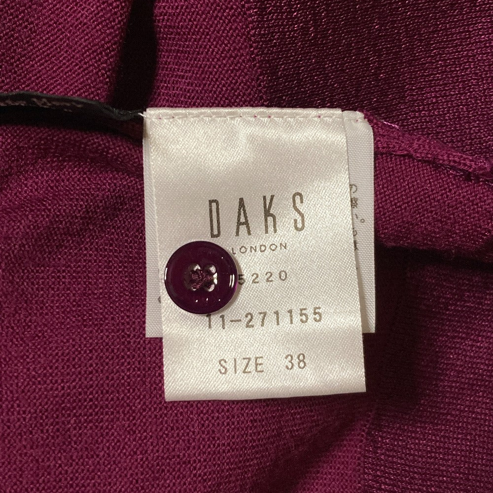 DAKS ウールニットカーディガン